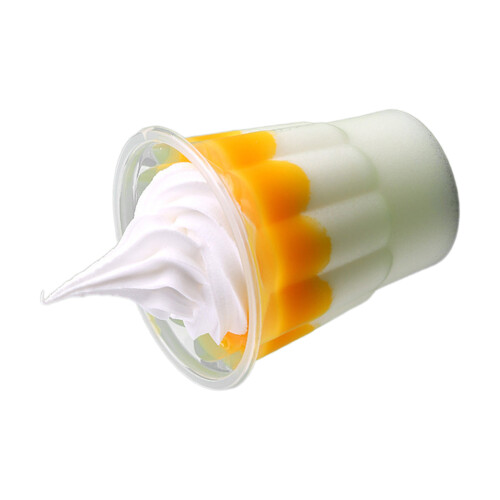 Fake Ice Cream Model Artificial Ice Cream Model-Yellow