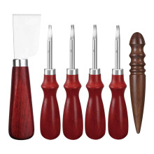 Leder-Schäl-Abschrägungswerkzeug, Lederkantenschneider,-Set 5