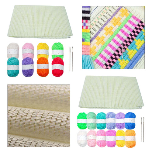 Needlework Fabric, Linen Stitching Fabric for-Macaron 12 colors 2