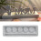 Long Candle Holder Molds, Five Hole Tealight Holder Molds Base 2
