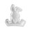 3D Rabbit Resin Molds Candle Molds Sitting Rabbit Silicone-M 1