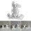 3D Rabbit Resin Molds Candle Molds Sitting Rabbit Silicone-M 3