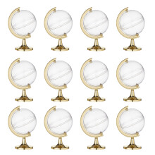12Pieces Miniature Globe Candy Containers For Unique Gift-Gold
