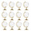 12Pieces Miniature Globe Candy Containers For Unique Gift-Gold 1