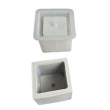 Hexagonals Shape Flower Pots Silicone Mould DIY Craft-Square 1