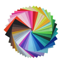 Polyesterfaser, farbecht, Filzstoffplatten in verschiedenen Farben, Filzpackung für Heimdekorationen, dicker Bastelfilz aus Vliesstoff, steifes