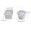 Hexagonals Shape Flower Pots Silicone Mould DIY Craft-Square 1 4