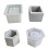 Hexagonals Shape Flower Pots Silicone Mould DIY Craft-Square 1 2