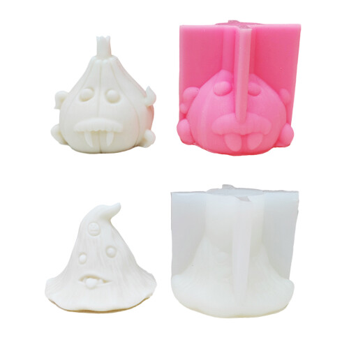 Candle Mould Silicone Mould Candle Making-garlic ghost 1