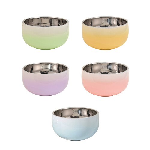 Moderner, isolierter Futternapf von Kitchenwares.-Rosa 2