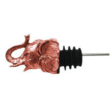 Delicate Elephant Head Wine Stopper And Pourer For-Rose Gold