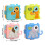 Lunch Box with Separate Compartments Cartoon-blue elephant 4