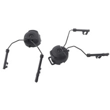 ARC Rail Adapter, Tactical Headset Compatible Rail Connector for Ear Muffs, Helmet Mounting Version with 360 Swivel Design, Improved Comfort &