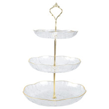 Elegantes Kuchen- und-Weißer dritter Stock