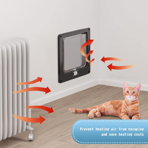 Furry Friend Passage, μαγνητικό πτερύγιο εσωτερικού χώρου για γάτες που προσφέρει λεία και 1