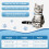Furry Friend Passage, μαγνητικό πτερύγιο εσωτερικού χώρου για γάτες που προσφέρει λεία και 5
