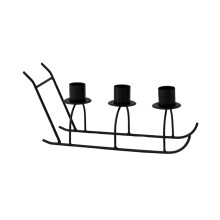 1PC 4 Light Home Table Centerpieces Metal Candle Desk-Black