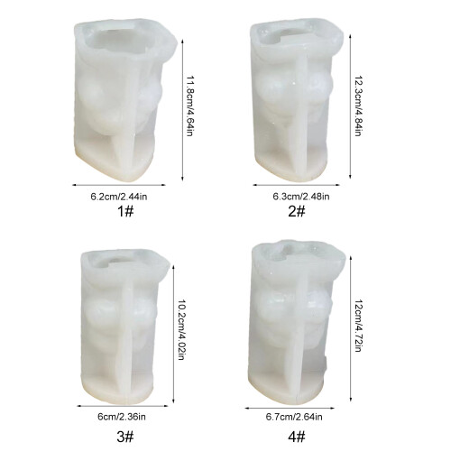 Easter Rabbit Candle Molds for DIY Candle-Love Rabbit No. 1 2