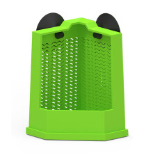 Corner Reptiles Feeder Box With Suction Cups Wall Mounted-S