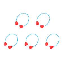 5Pcs Needle Tip Stoppers Crochet Hook Point Stoppers for-Red M