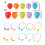 5Pcs Needle Tip Stoppers Crochet Hook Point Stoppers for-Red M 4