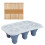 Eishalter, Badminton-Form, Eisform, praktische Form für Eis-Blau 1