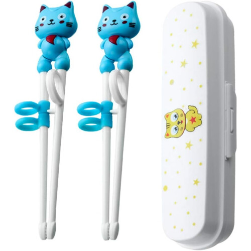 Σετ chopsticks και κουταλιών με χαριτωμένο σχέδιο χαρακτήρων για παιδιά,