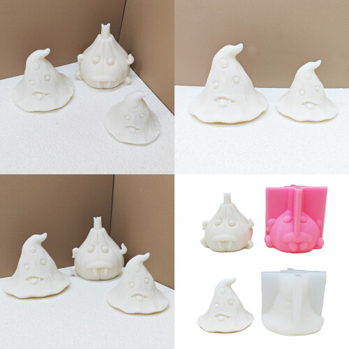 Candle Mould Silicone Mould Candle Making-garlic ghost 2