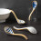 Vintage Pattern Soup Spoons, Big And Deep Enough For Various Soups, Refrigerator Safe Ensures Durability, Set Includes 4 Pieces 2