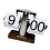 Elegant Table Digital Turn Page Clock Vintage Styles-A 1