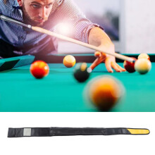 Étui pour queues de billard 3/4, imperméable, résistant aux déchirures, fermeture éclair, matériau en cuir PU durable, sac de rangement
