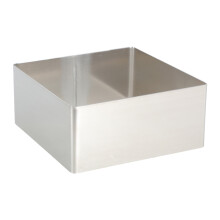 Stainless Steels Mousse Rings Dessert-6 inches diagonally