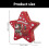Christmas Star Tin Container Storage Case For Keeping Small 3