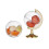 12pcs Elegant Mini Globe Candy Jar Suitable For Parties-Gold 7