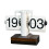 Mechanical Digital Turn Page Clock for Indoor Home Use with-D 1