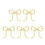 Hollow Bowknot Pattern Aluminum Balloon  for Themed Event-White 1