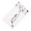 Sewing Scissors Small Scissors with Lanyard Necklace &-White 1
