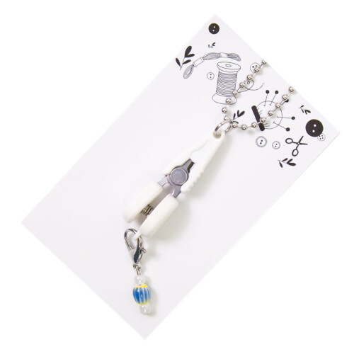 Sewing Scissors Small Scissors with Lanyard Necklace &-White