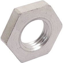 Contre-écrou 3.5 mm - SHIMANO - Nexus 7 vitesses - SG de 13 cm - Zingué - Hexagonal - Acier inoxydable - Argenté
