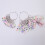 10Pcs Locking Knitting Marker Charm with Row Counter-Yellow 5