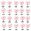 Multipurpose Pearls Fasteners Flat Base Sewing Clip Craft-pink 1