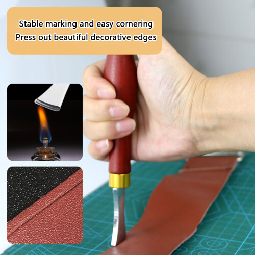 Leather Craft Edging Creaser Tool Leather Working Tool-1.5mm 2