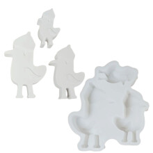 3D Bird Figurine Silicone Molds for Epoxy Resin Candle Soap Home
