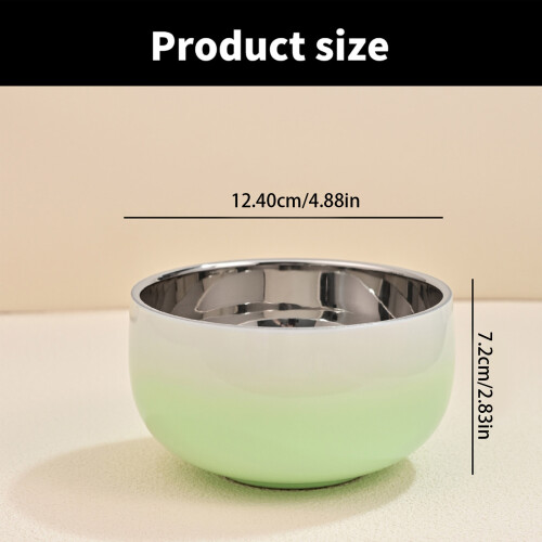 Medium Capacity 304 Stainless Steel Bowl with Insulation-Blue 1