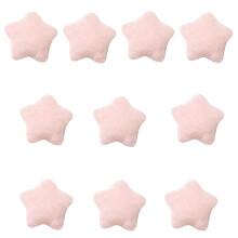 10 Pcs Plush Star Patches Star Appliques Sew on Patches-Pink