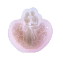 3D Rose Heart Silicone Candle Molds for Handmade Candle-1