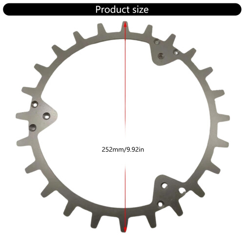 Upgraded Grass Cutter Traction Studs Weather Resistant-252mm 2