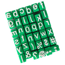 Educational Letter Stamper Uppercase Lowercase Letter-Style A