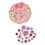 42Pcs  Artificial Flower Small Flower Buds For-   pink system 1