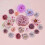 42Pcs  Artificial Flower Small Flower Buds For-   pink system 5